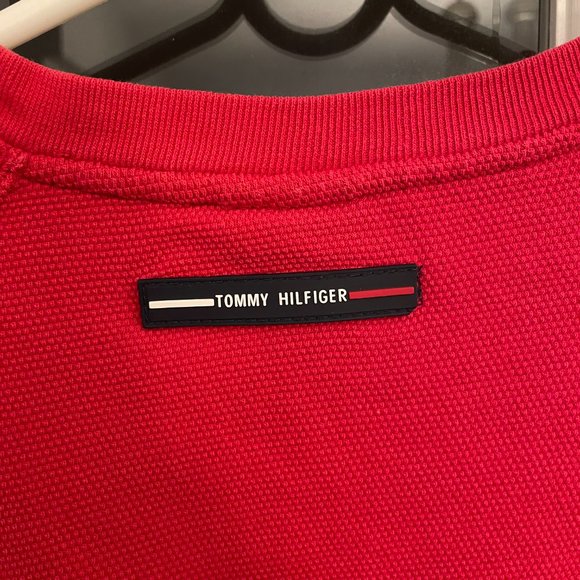 Tommy Hilfiger red long sleeved tee for men - Picture 4 of 4